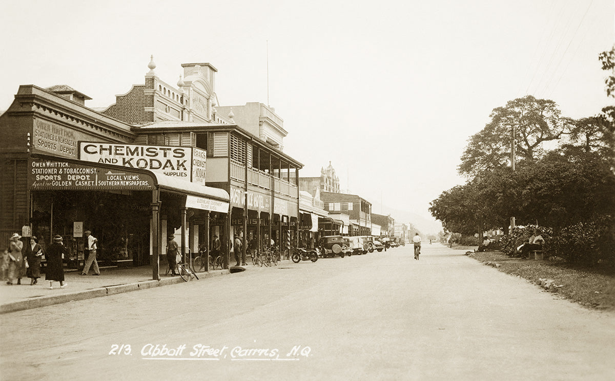 Abbott Street, Cairns QLD Australia 1920s