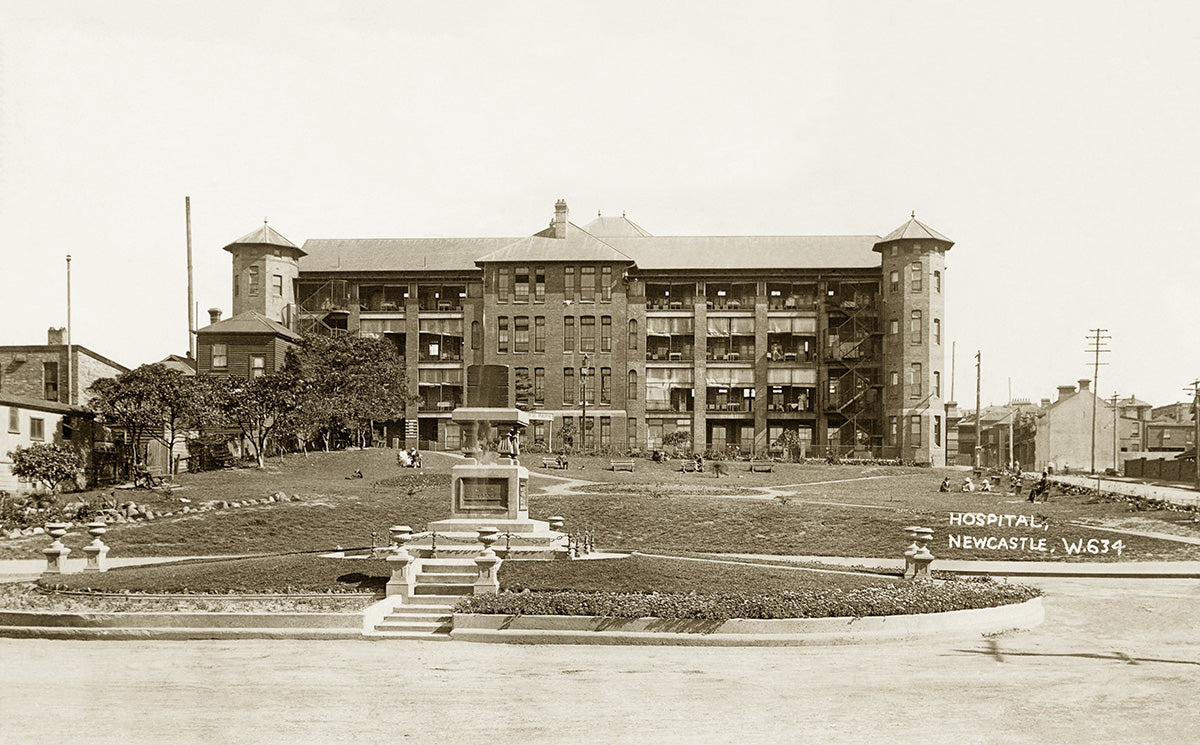 Hospital, Newcastle NSW Australia c.1916