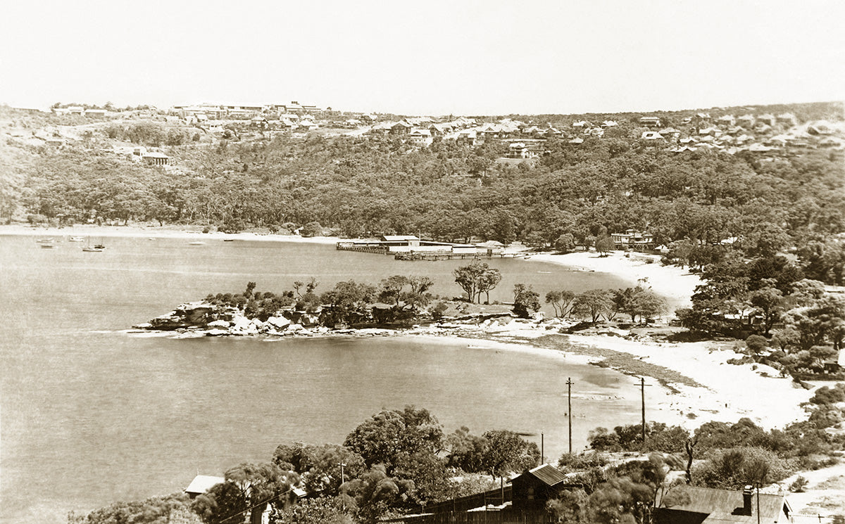 The Beach, Balmoral NSW Australia c.1918