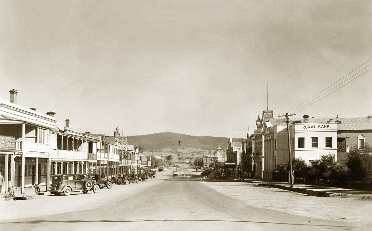 Market Street, Mudgee NSW Australia c.1948