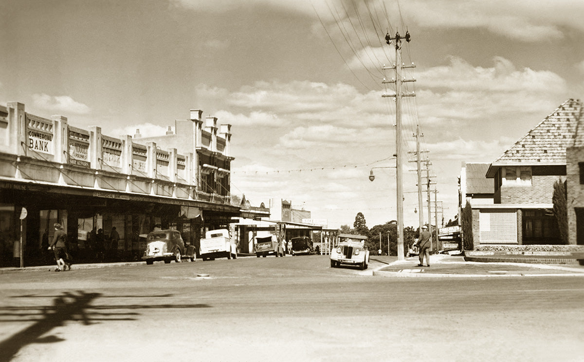 Shoppping Centre, Blackheath NSW Australia 1950s