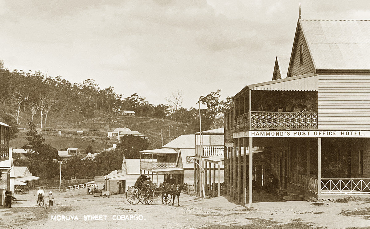 Moruya Street, Cobargo NSW Australia c.1905