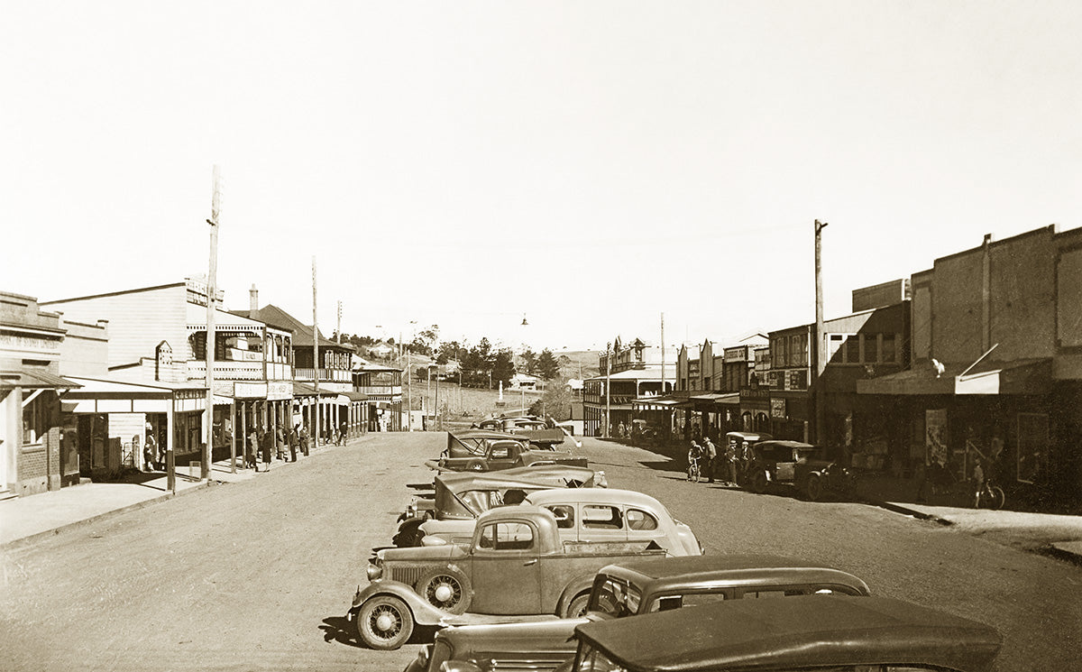 Hickory Street, Dorrigo NSW Australia 1940s