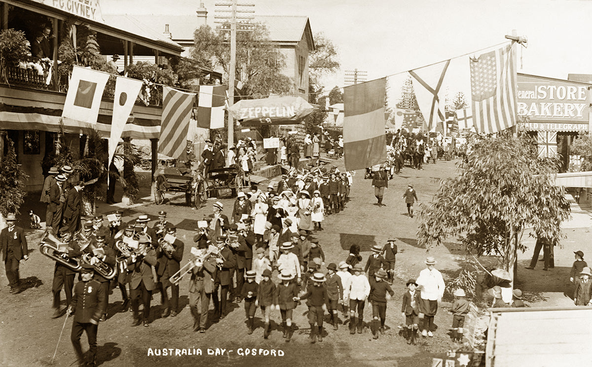 Australia Day, Gosford NSW Australia 1915