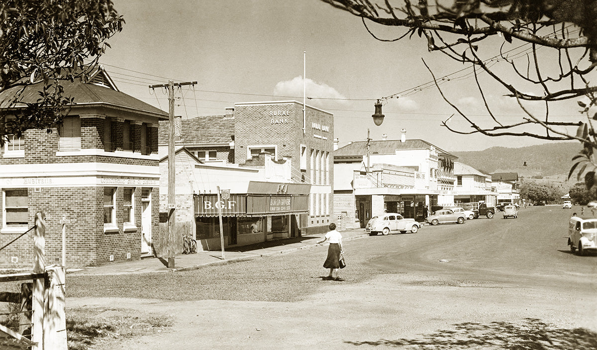 Burringbar Street, Mullumbimby NSW Australia c.1950