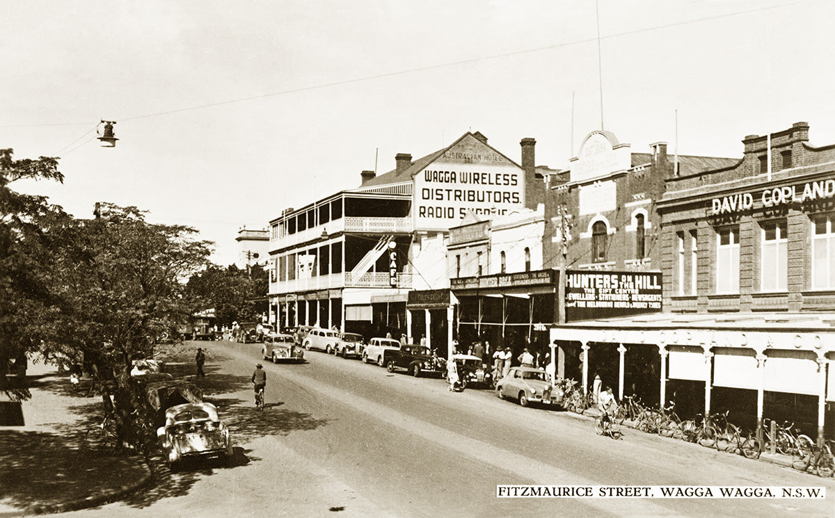 Fitzmaurice Street, Wagga Wagga NSW Australia c.1952
