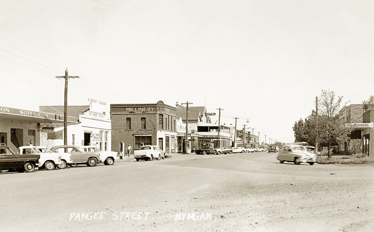 Pangee Street, Nyngan NSW Australia 1950s