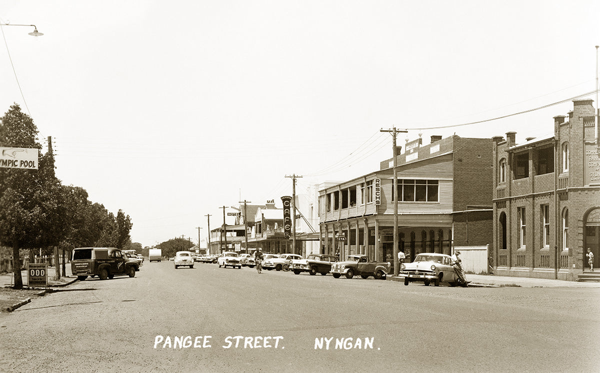 Pangee Street, Nyngan NSW Australia 1950s