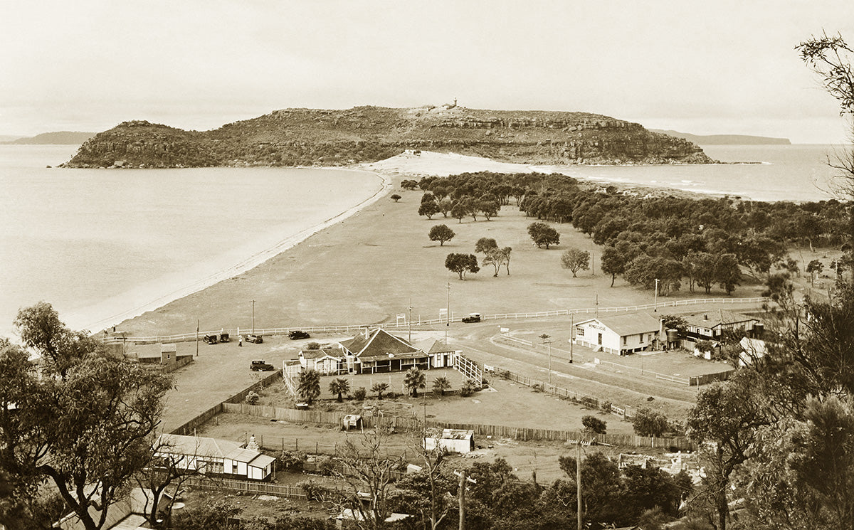 Looking Over Golf Links And Barrenjoey, Palm Beach NSW Australia c.1927