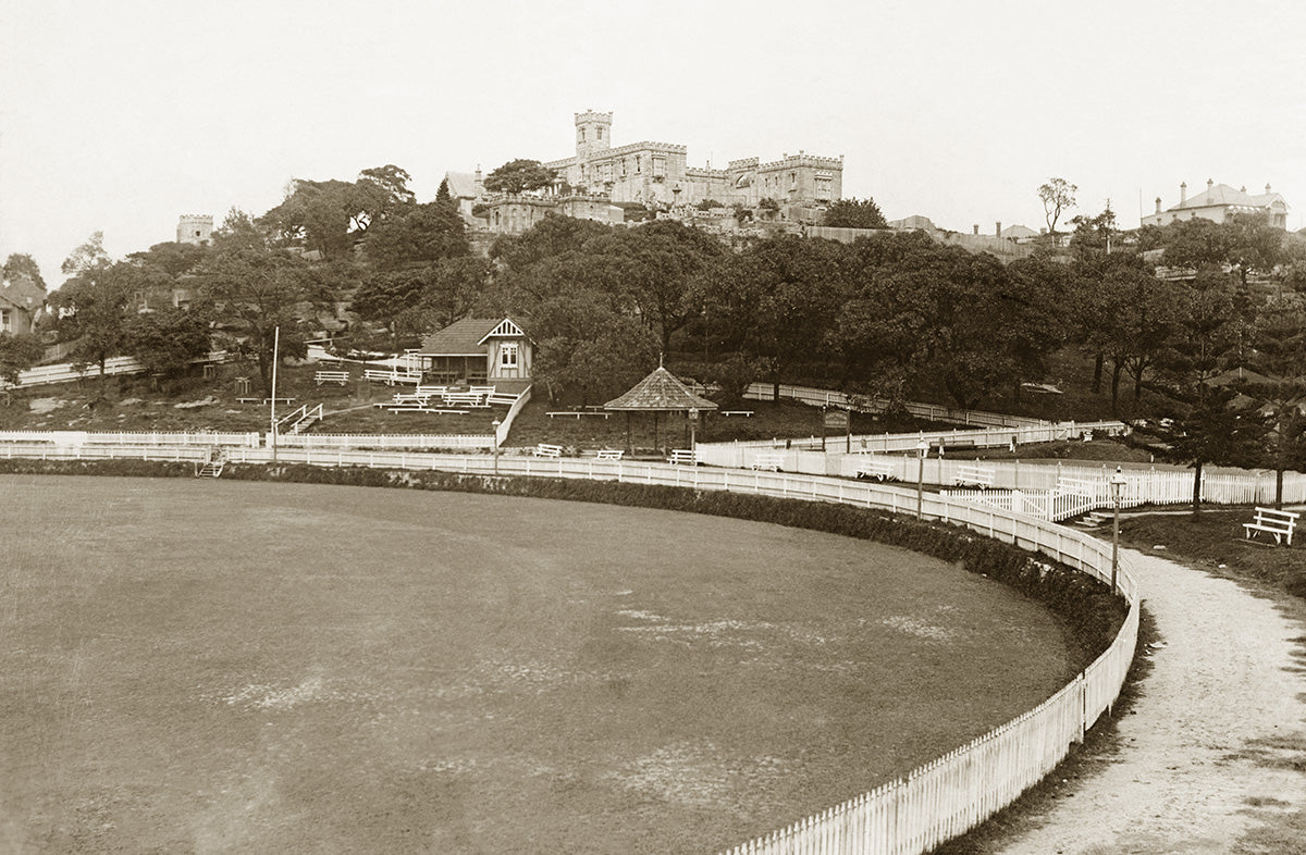 Manly Oval And Dallys Castle, Manly NSW Australia c.1907