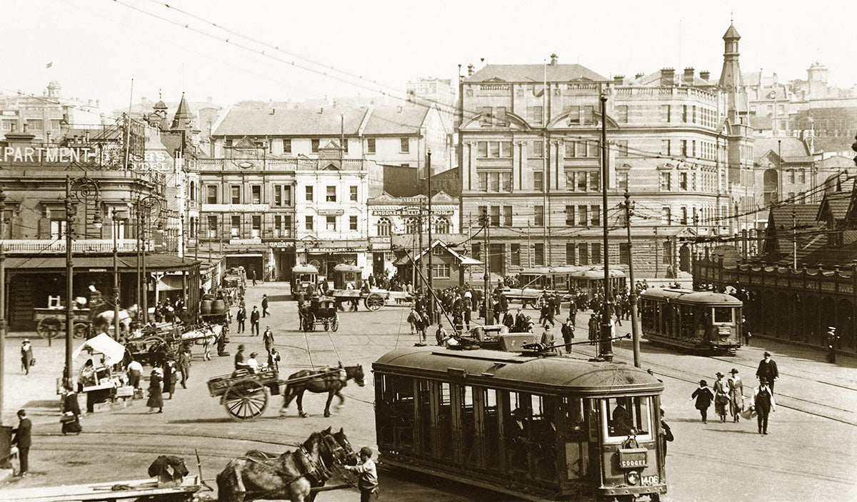 Circular Quay, Sydney NSW Australia 1920s
