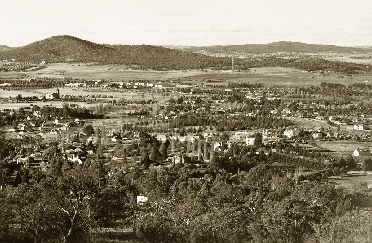 Aerial View From Red Hill, Canberra ACT Australia 1930s
