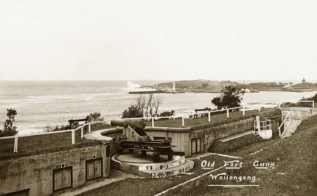 Old Fort Guns, Wollongong NSW Australia 1905
