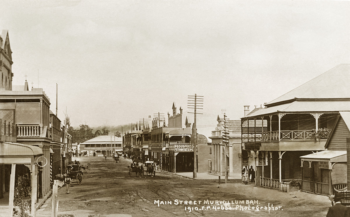 Main Street, Murwillumbah NSW Australia c.1907