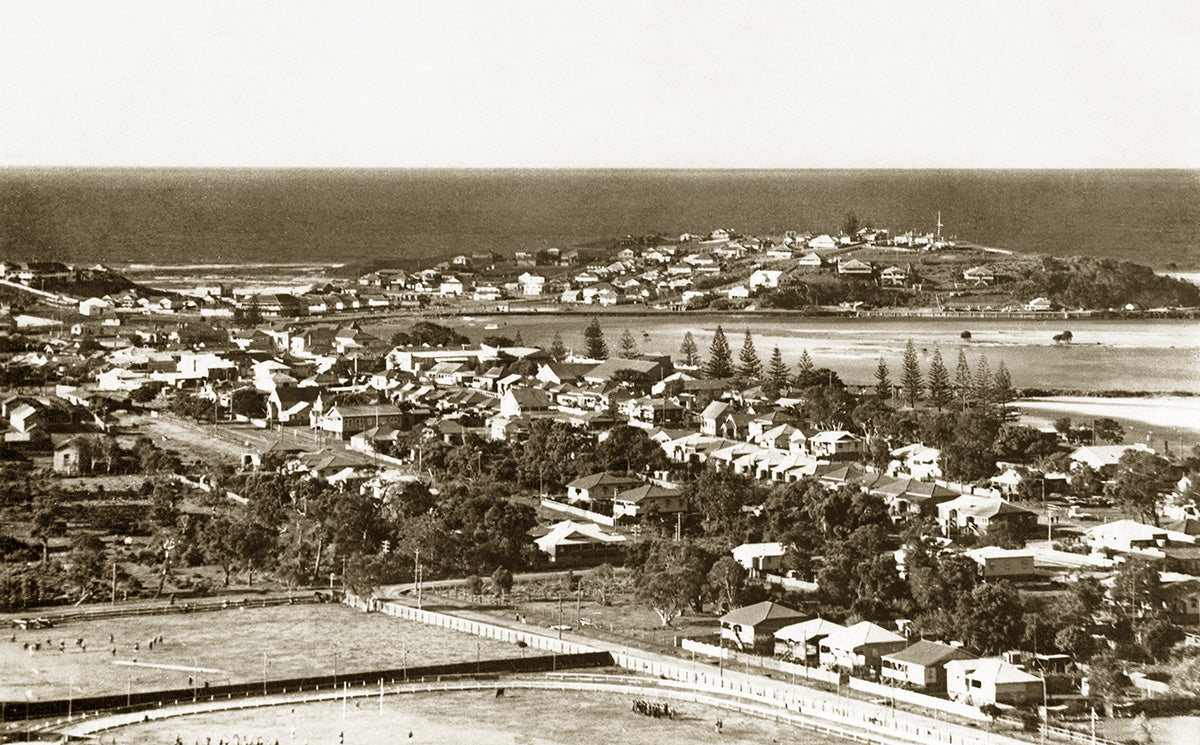 General View From Razorback - Showing Flagstaff Hill, Tweed Heads NSW Australia 1939