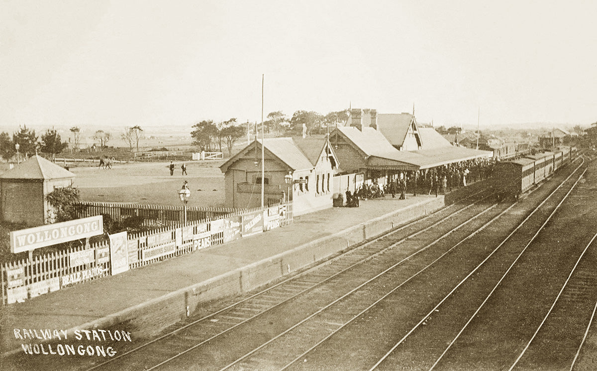 Railway Station, Wollongong NSW Australia 1907