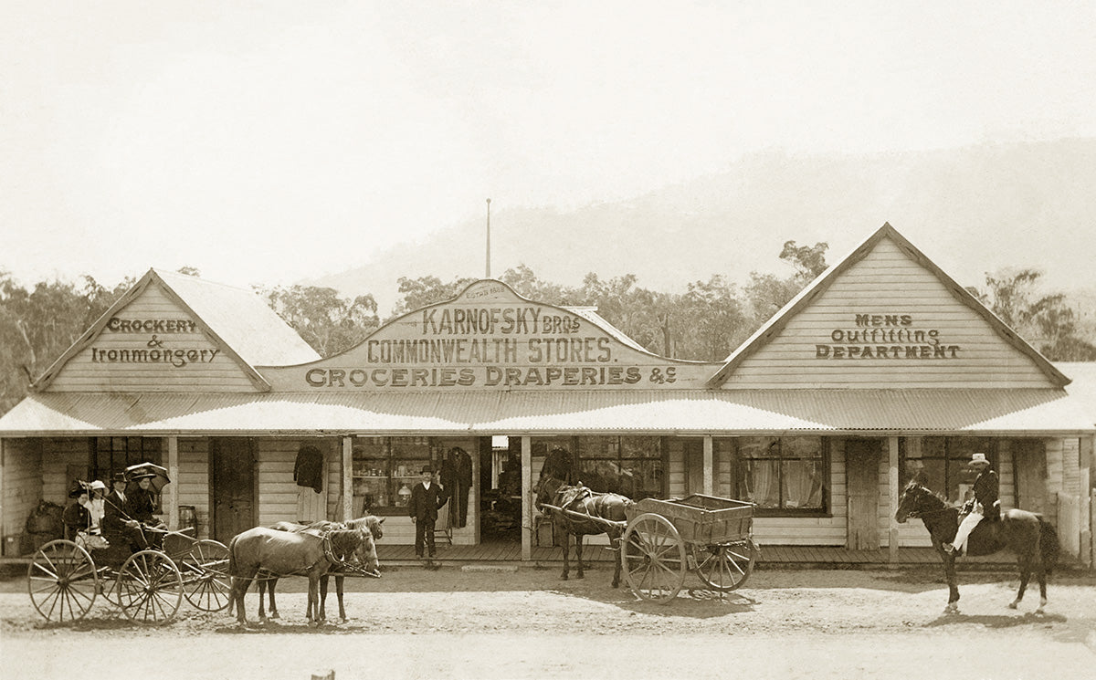 Karnofsky Brothers Commonwealth Stores, Kangaroo Valley NSW Australia 1909