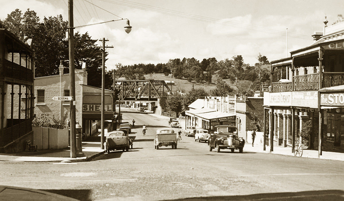 Argyle Street, Moss Vale NSW Australia 1950s