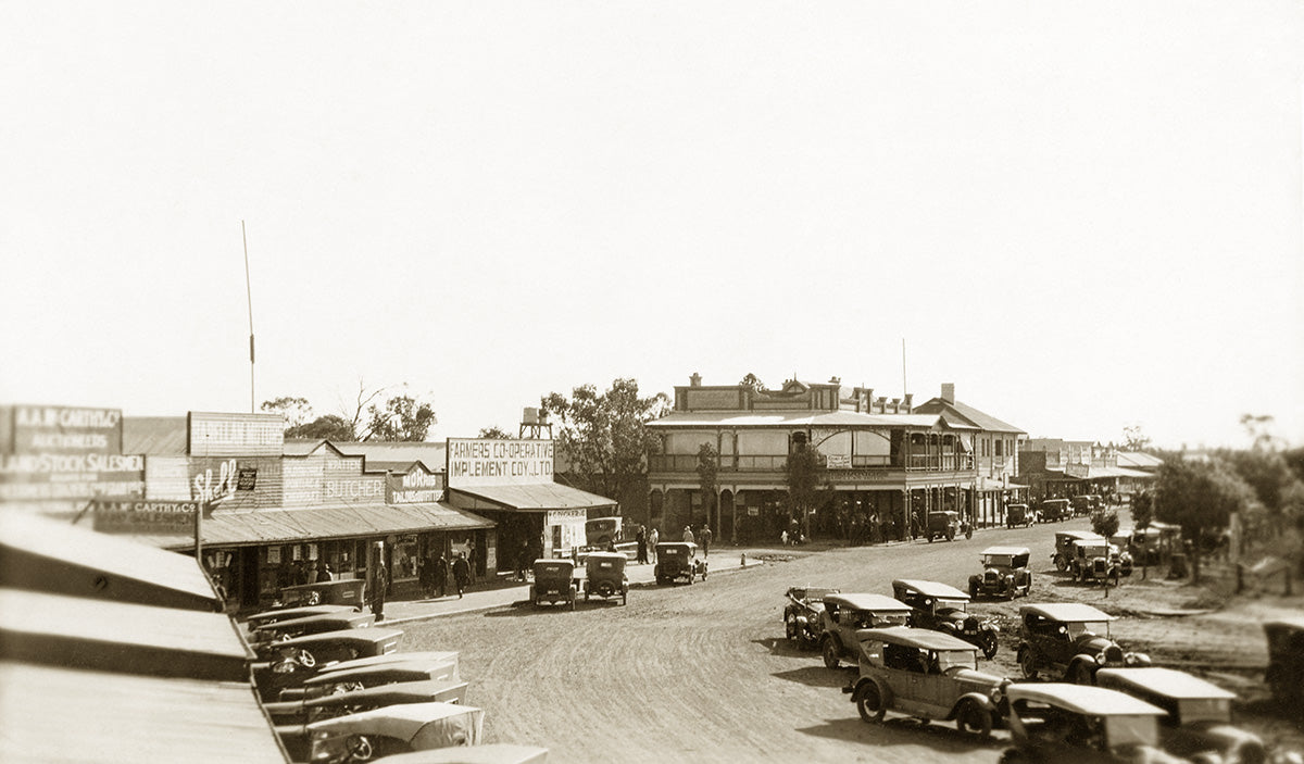 Main Street, Barellan NSW Australia c.1928