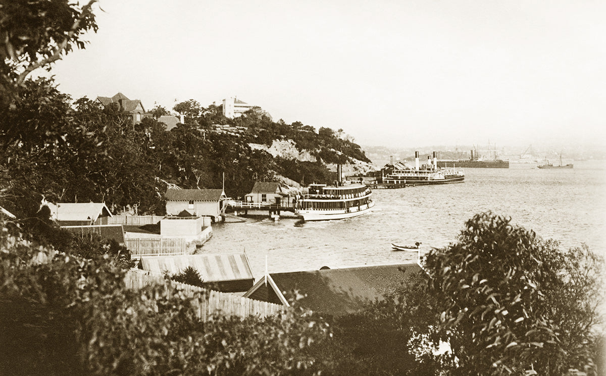 Sydney Harbour, Neutral Bay NSW Australia 1909