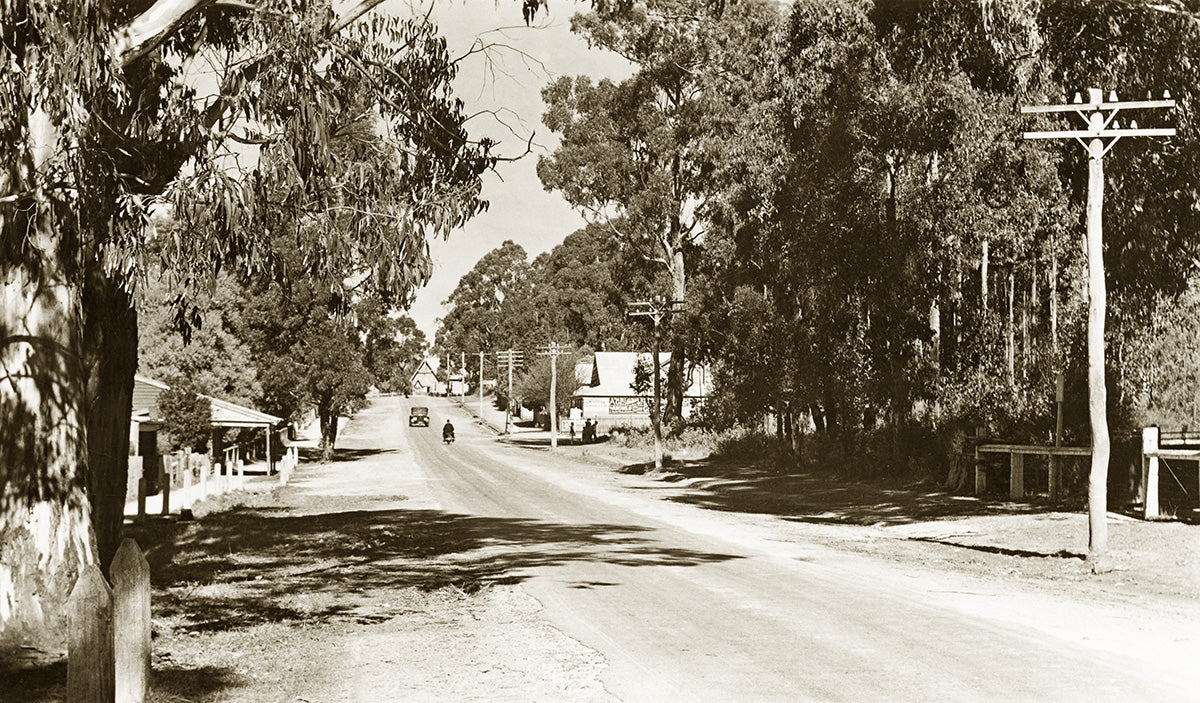 The Main Road, Monbulk VIC Australia 1930s
