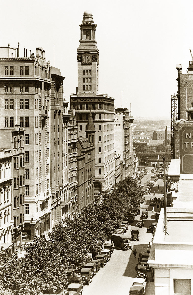 Queen Street, Melbourne VIC Australia 1930s