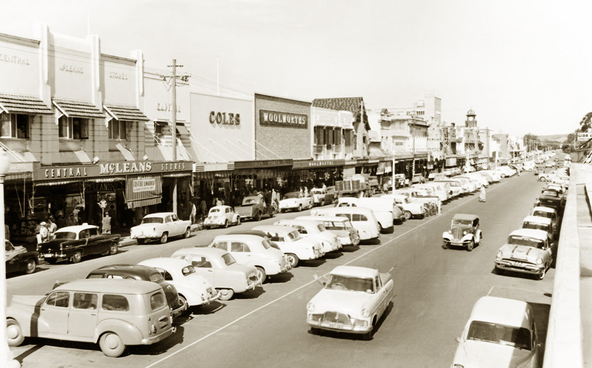 Molesworth Street, Lismore NSW Australia 1950s