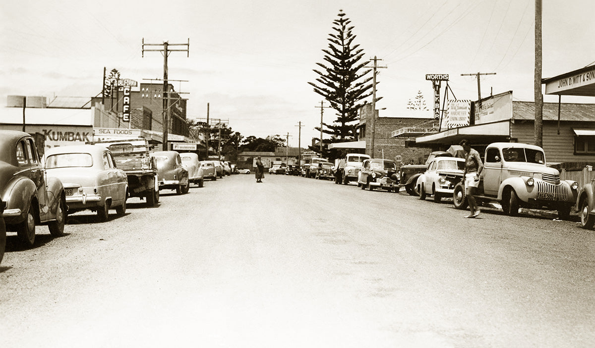 Wharf Street, Forster NSW Australia 1950s