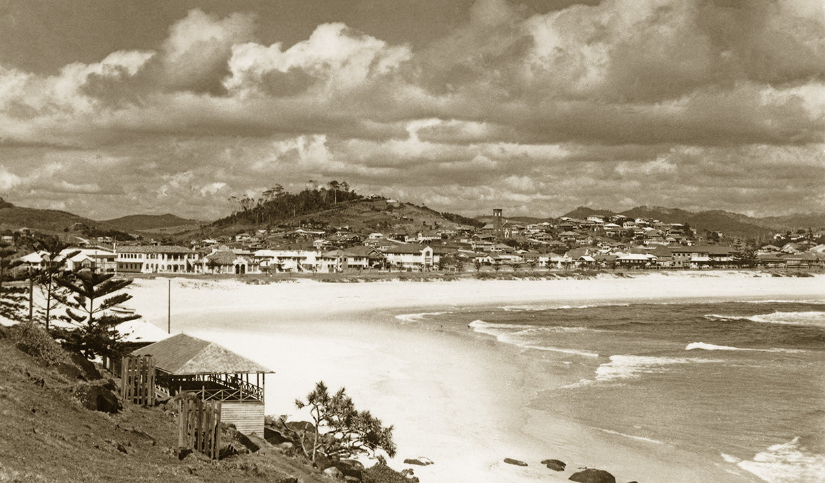 General View From Greenmount, Coolangatta QLD Australia 1940s