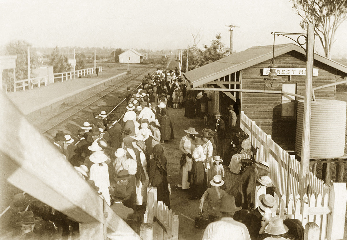 Railway Station, Forest Hill WA Australia c.1917
