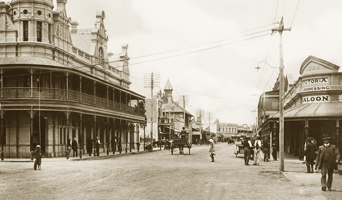 Central Marine Terrace, Geraldton WA Australia c.1914