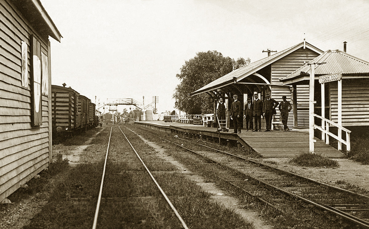 Railway Station, Rosewood QLD Australia c.1917