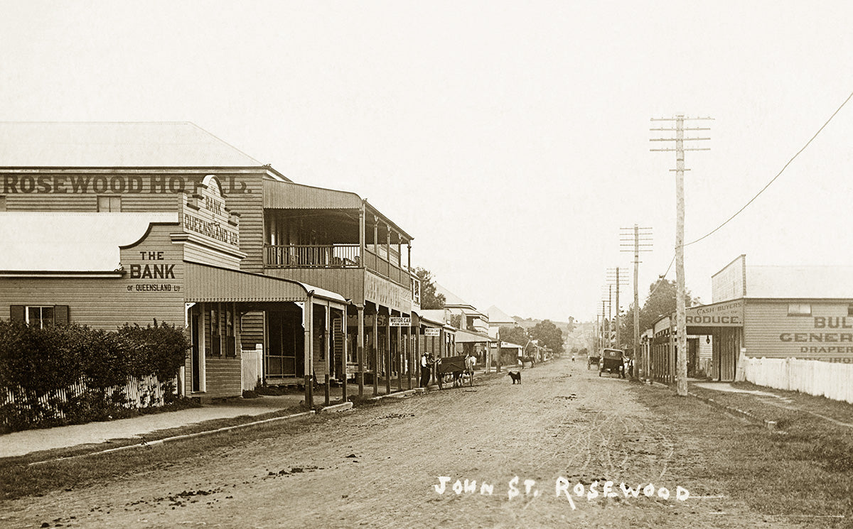 John Street, Rosewood QLD Australia c.1917