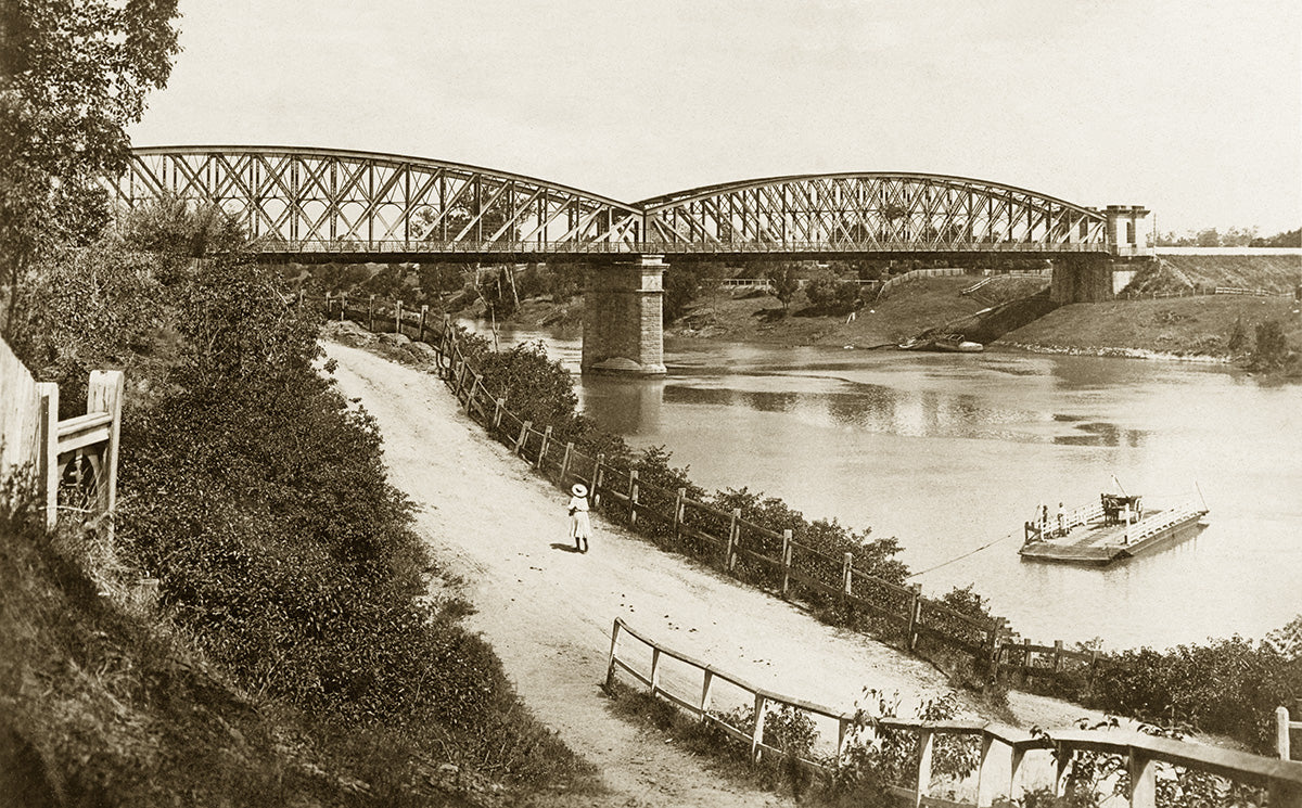 Albert Railway Bridge, Indooroopilly QLD Australia 1900s