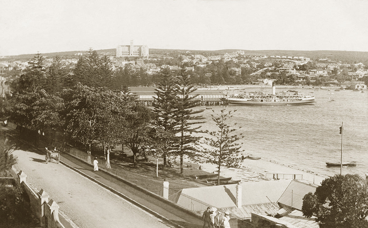 Manly Harbour From West Esplanade, Manly NSW Australia c.1947