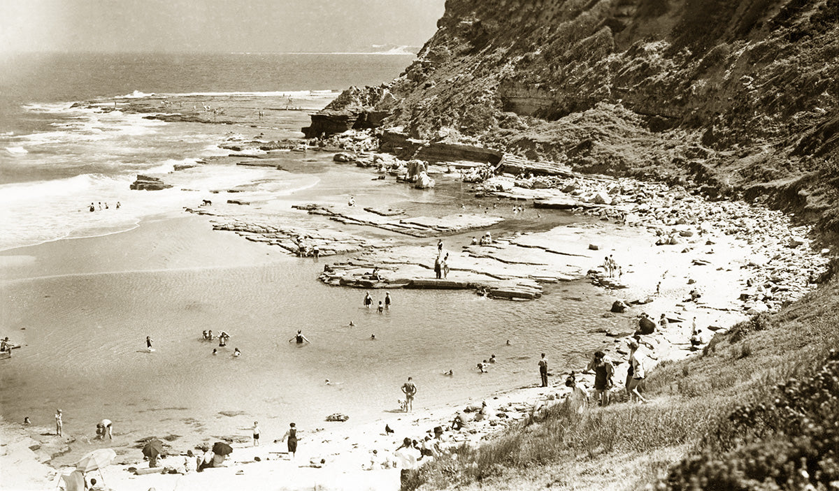 Little Beach, Narrabeen NSW Australia 1940s