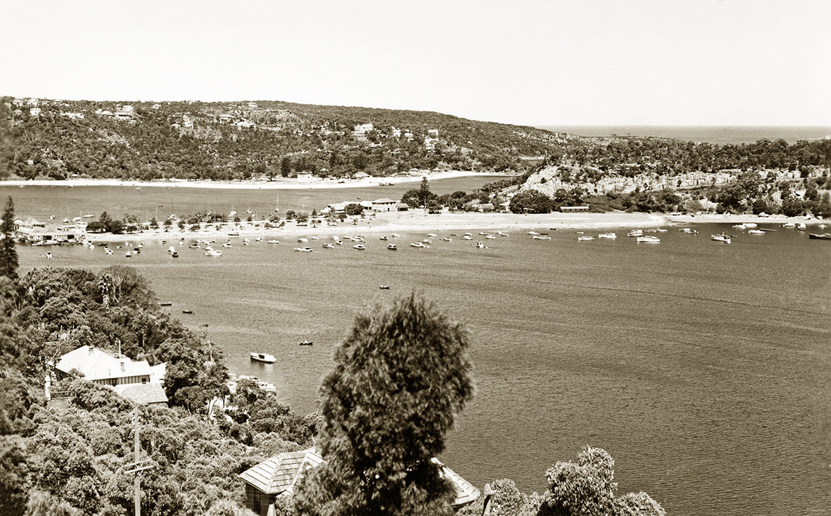 General View Of The Spits Surrounding - Middle Harbour, Mosman NSW Australia 1940s