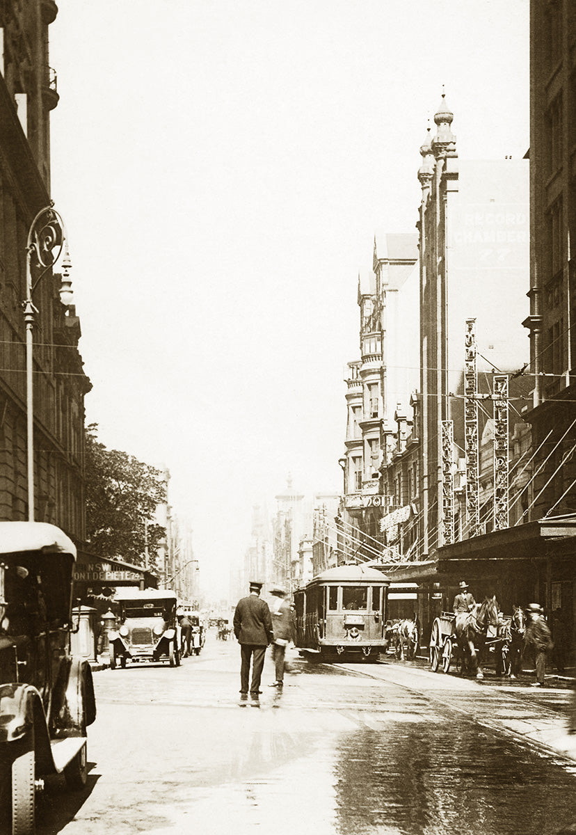 Castlereagh Street, Sydney NSW Australia c.1928