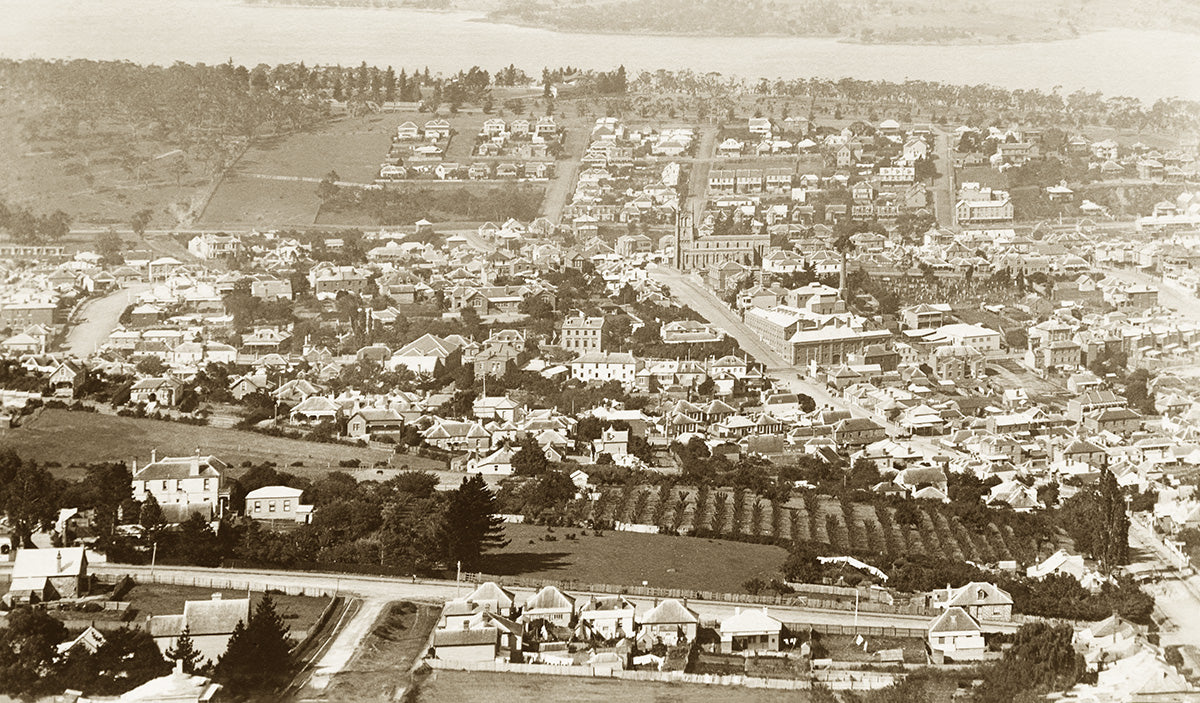 General View From Knocklofty, Hobart TAS Australia c.1910