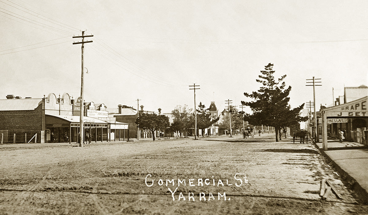 Commercial Street, Yarram VIC Australia c.1914