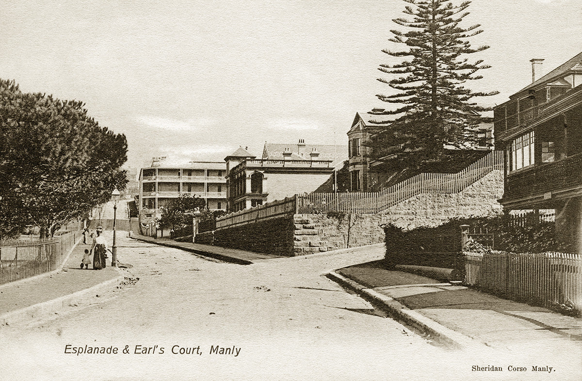 Esplanade And Earls Court, Manly NSW Australia 1900s