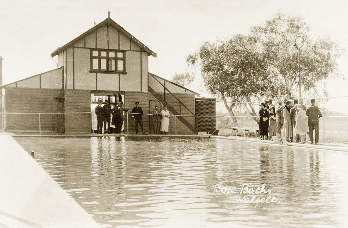 Bore Baths, Walgett NSW Australia 1930s