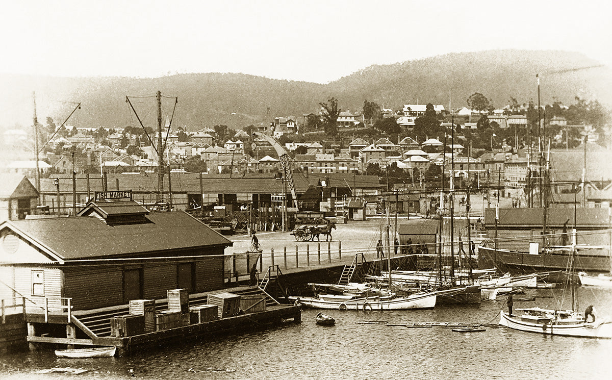 The Fish Market, Hobart TAS Australia 1910s