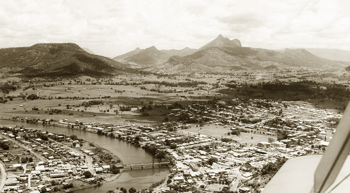 From The Air, Murwillumbah NSW Australia 1930s