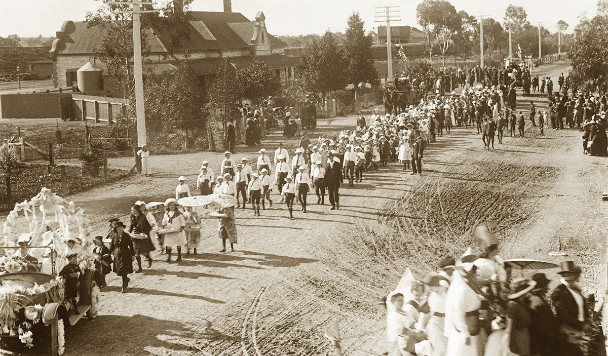 Australia Day Parade, Quorn SA Australia c.1915