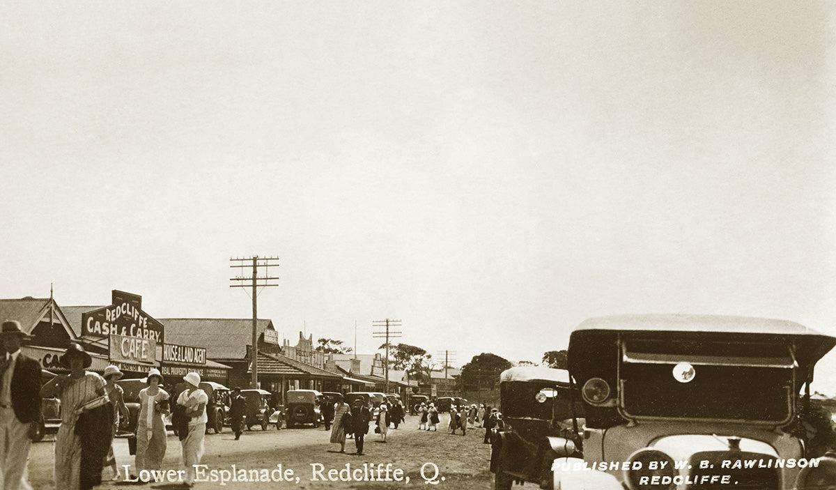 Lower Esplanade, Redcliffe QLD Australia c.1927