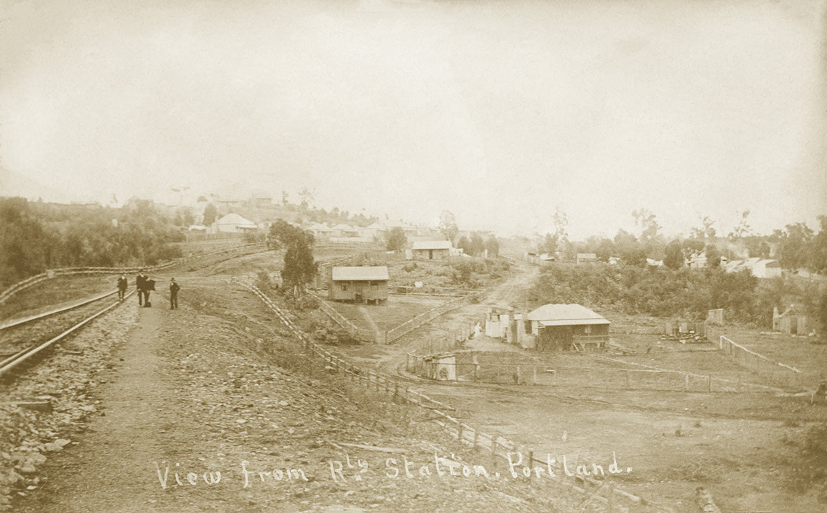View From Railway Station 1911, Portland VIC Australia 1911