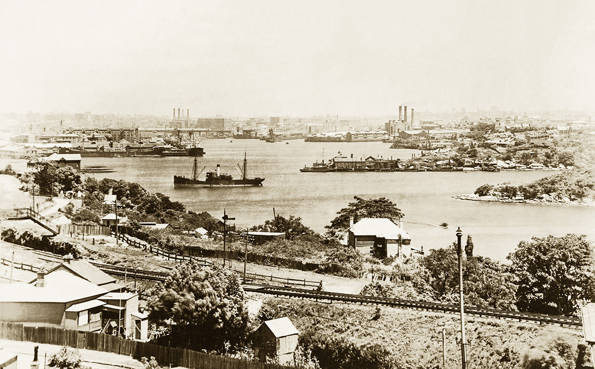 Sydney Harbour From North Shore, North Sydney NSW Australia 1920s