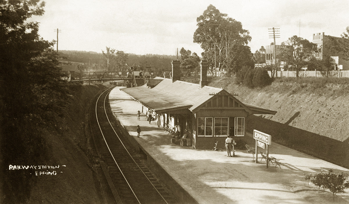Railway Station, Epping NSW Australia 1932
