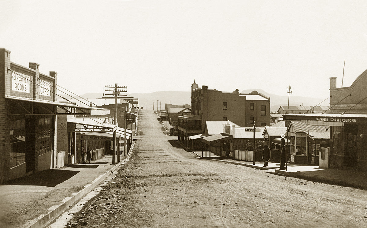 Wentworth Street, Port Kembla NSW Australia c.1919